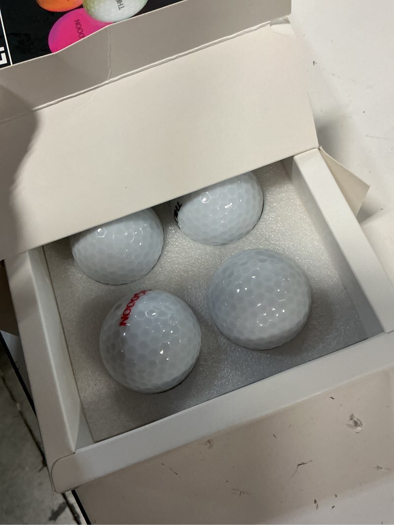 Condition photo showing Good Condition for thiodoon glow in the dark golf balls light up led golf balls night golf gift sets for men kids women 6 pack (6 colors in one)
