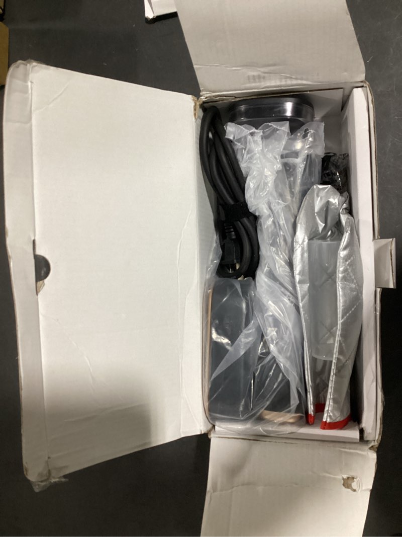 Condition photo showing New/Like New for Steamer for Clothes Portable Handheld Garment Steamer,15s Fast Heat-up,180ml Tank,Steamer Ironing Gloves,35 Minutes of Continuous Ironing for Travel and Home(Black Gold)