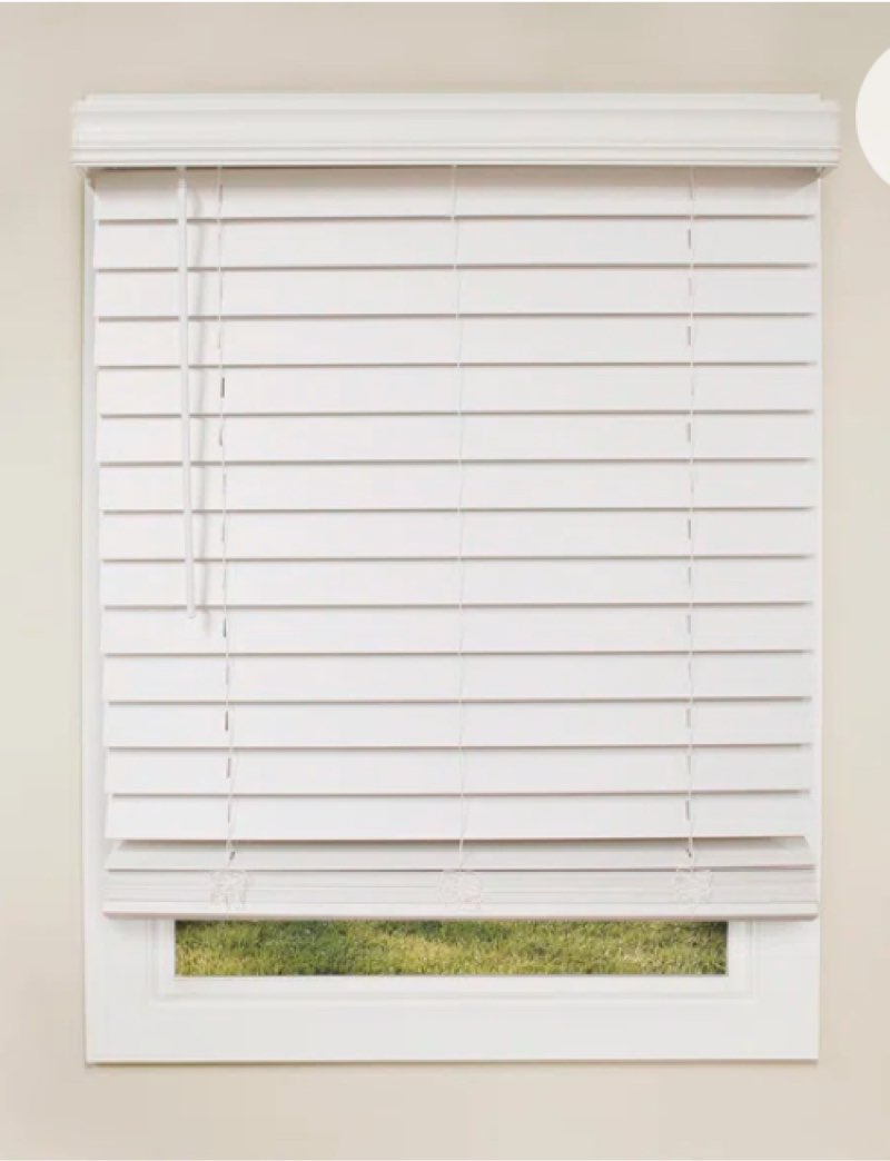 (Similar to stock photo)Symple Stuff Room Darkening 2.5-inch Faux Wood Horizontal/Venetian Blinds