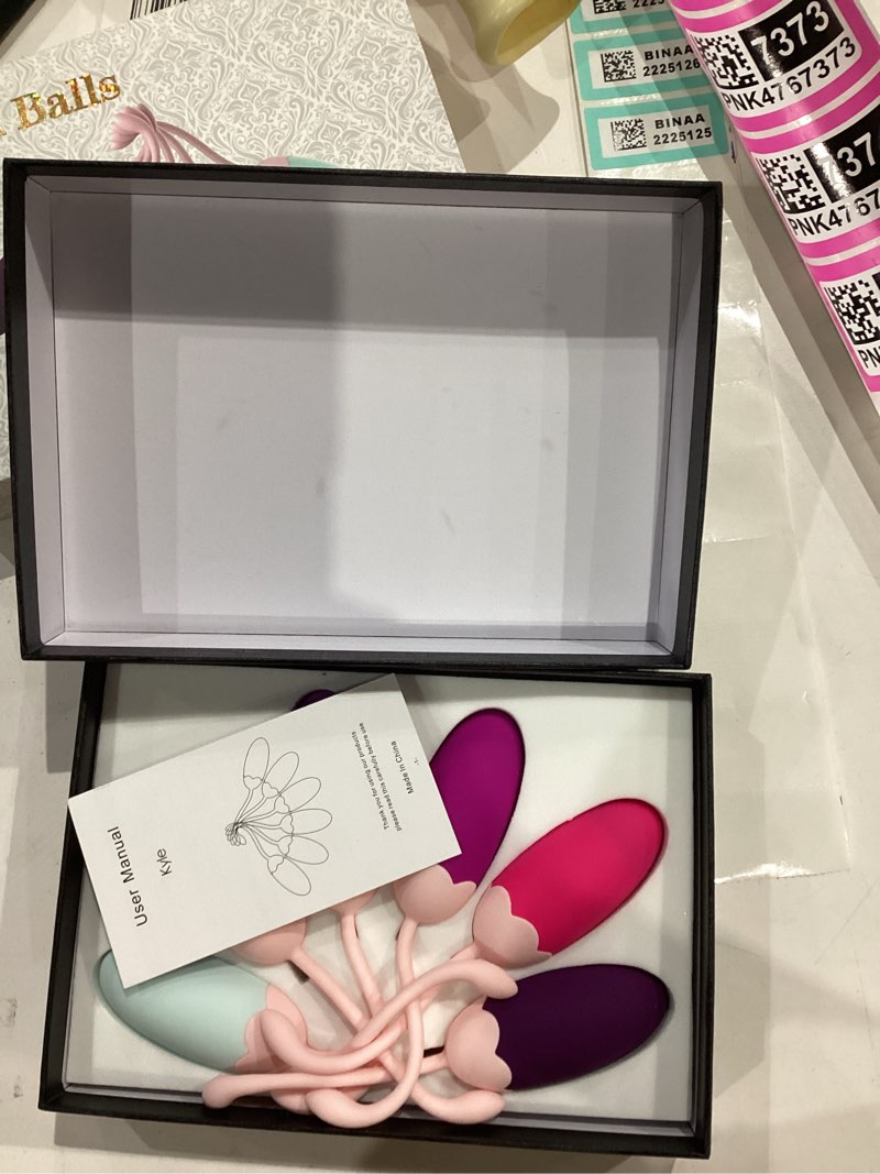 Condition photo showing Good Condition for FENHUA Kegel Exercise System–Pelvic Floor Strengthening- Set of 6 Premium Silicone Kegel Exercise Weights & Control with Training Kit for Women: Beginners & Advanced