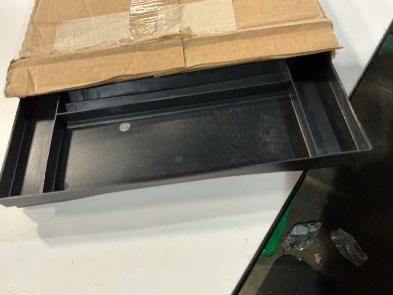 Condition photo showing Good Condition for ekena millwork lifetime vinyl lj4s14x05500bl standard four board joined, board-n-batten vinyl shutters, w/installation shutter-lok's & matching screws (per pair), 14"w x 55"h, black 55-in. h 002 - black