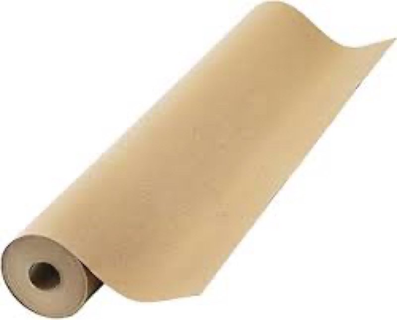 Brown Paper Roll 48" x 1200" (100 feet) - USA-Made Thick Kraft Paper Roll 50lb Thickness for Packing