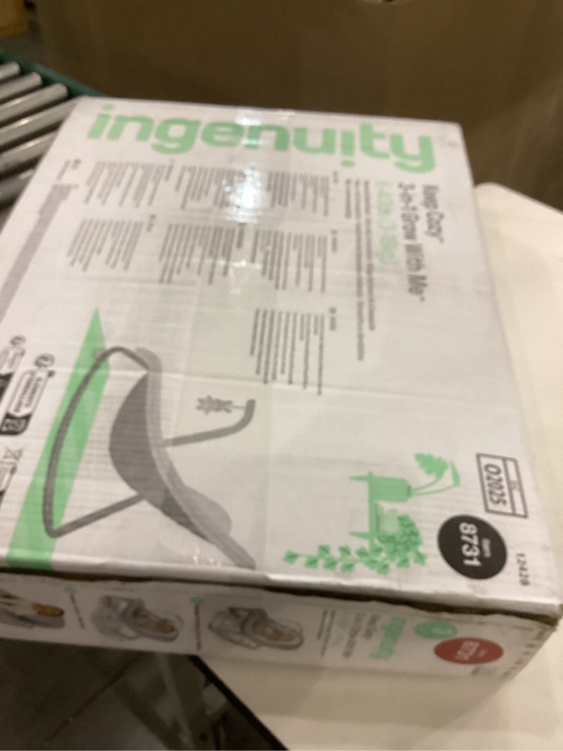 Condition photo showing New/Like New for Ingenuity Keep Cozy 3-in-1 Grow with Me Vibrating Baby Bouncer, Seat & Infant to Toddler Rocker, Vibrations & -Toy Bar, 0-30 Months Up to 40 lbs (Weaver)