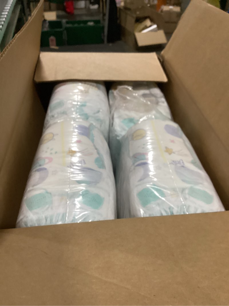 Condition photo showing As Is for (counts is off by 10 maybe) pampers diapers - cruisers 360 - size 6, 104 count, babyproof up to 100% leakproof pull-on diaper size 6 104