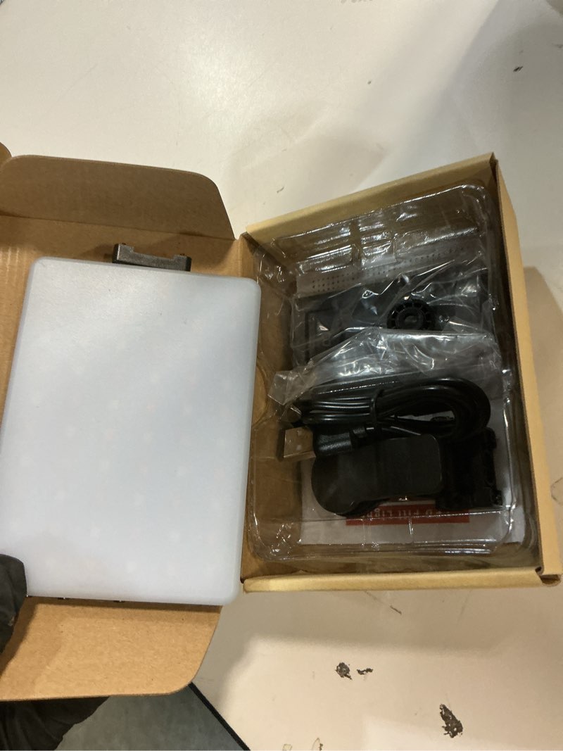 Condition photo showing Good Condition for Selfie Light, Phone Light with Front & Back Clip, 60 LED Portable Light with 3 Modes, 5000mAh Rechargeable Video Light for Phone, iPhone, IPad, Laptop, TikTok, Makeup, Live Stream, Vlog Black