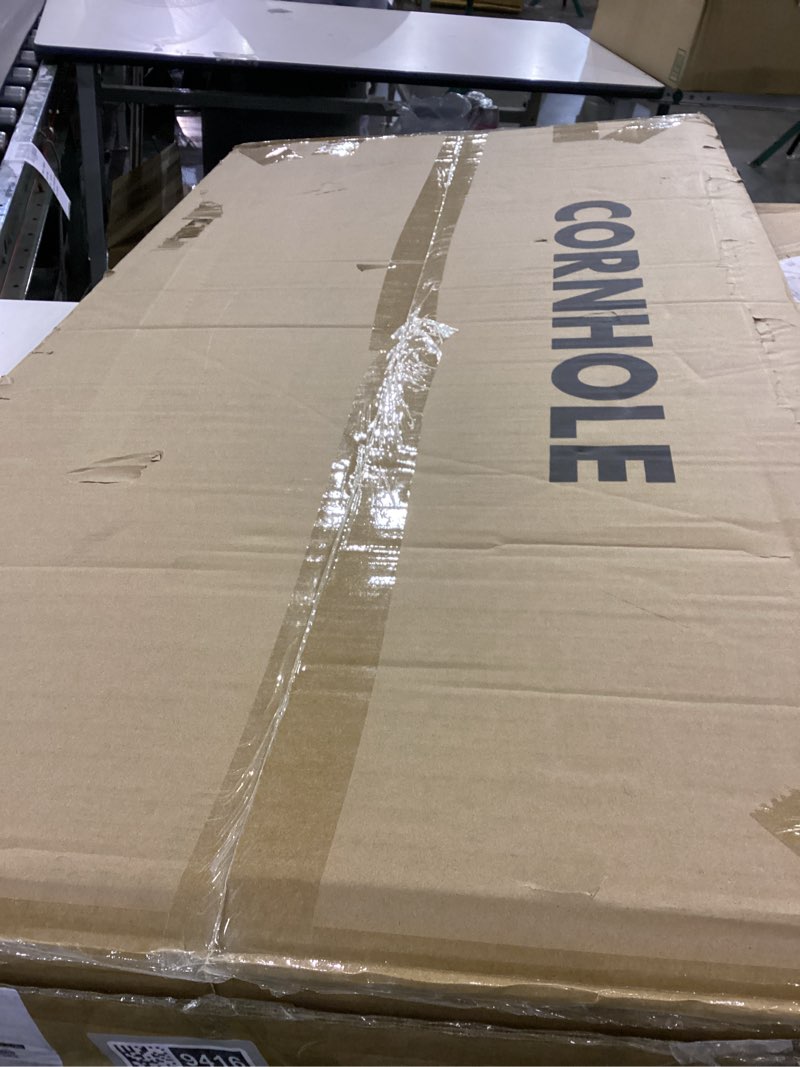 Condition photo showing New/Like New for Cornhole Set, Tailgate/Regulation Size Cornhole Boards with 8 Bean Bags and Carrying Case, 3x2/4x2 Corn Hole Outdoor Game Toss Board for Adults Outside Activities