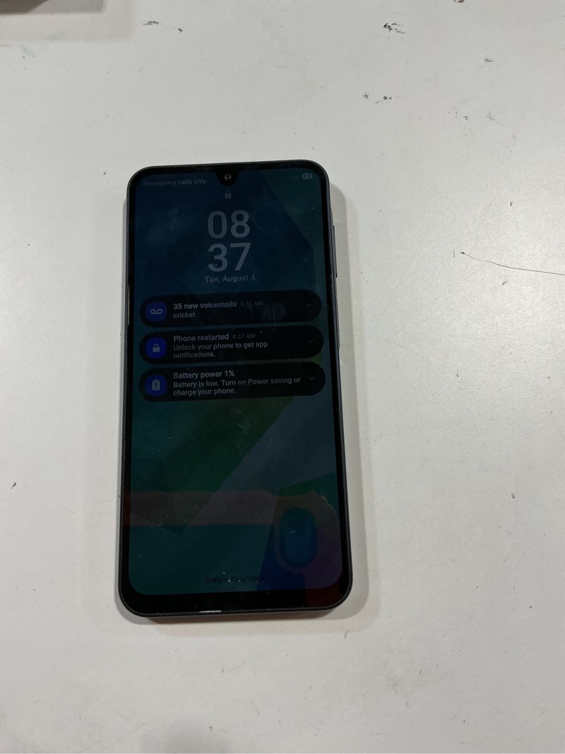 Condition photo showing Good Condition for samsung galaxy a16 4g lte (128gb + 4gb) international model sm-a165f/ds factory unlocked, 6.7", dual sim, 50mp triple camera (case bundle), black