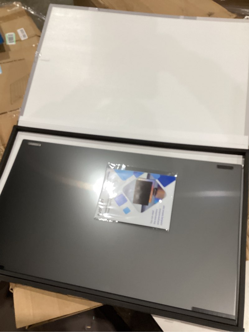 Condition photo showing Good Condition for magnetic privacy screen for frameless computer monitor 27 inch 16:9 aspect ratio,hanging blue light screen protector eye protection anti-spy shield, 27in removable privacy filter