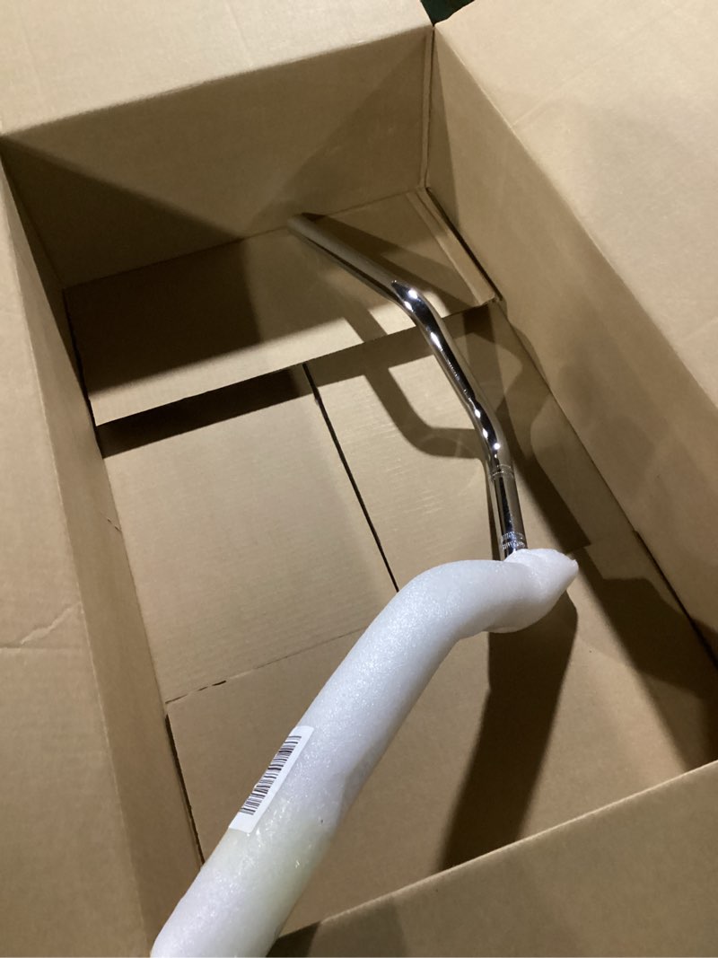 Condition photo showing Good Condition for anxin motorcycle 7/8" drag handlebars high-rise tracker handle bars universal for sportster xl 883 1200 cruiser bobber custom chopper softail dyna tour glide road cg125 chrome chrome 7/8" 22mm