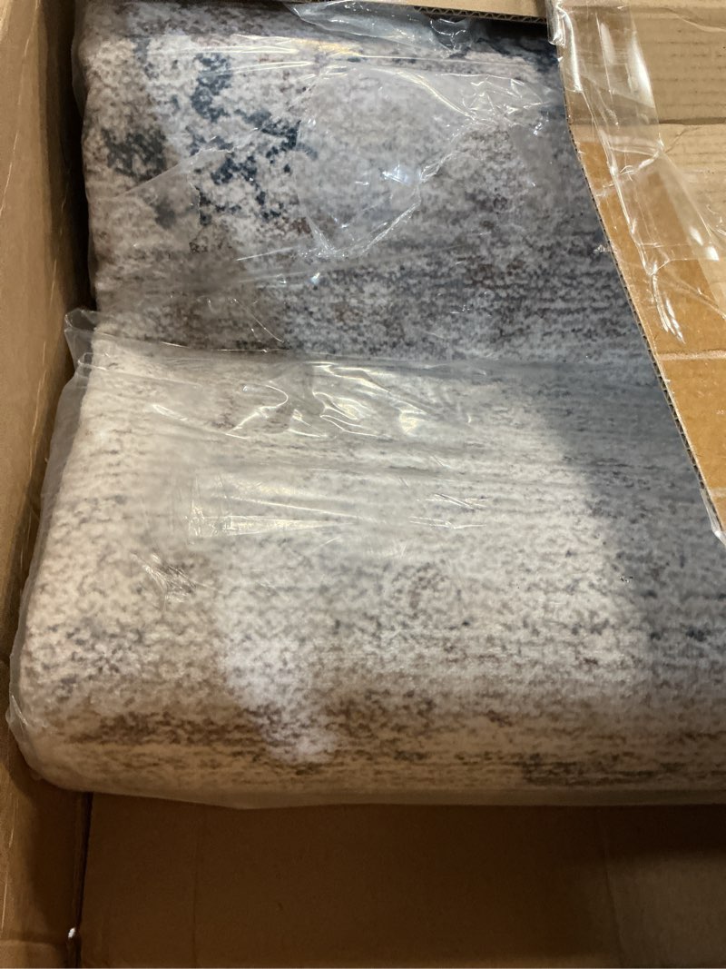 Condition photo showing Good Condition for ( different color ) HOMBYS 10x14 Modern Area Rug for Living Room Bedroom, Large Boho Floor Carpet with Non-Slip Backing for Indoor Office Dining Room, Abstract Home Deco Non-Shedding, Khaki, Machine Washable 10 x 14 ft Khaki