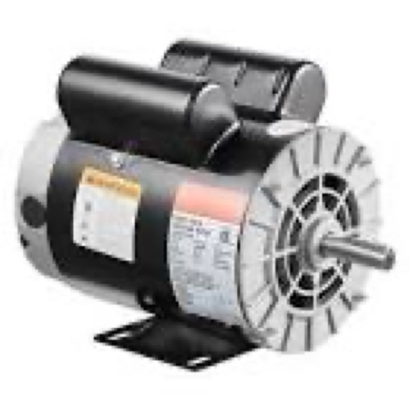 bonvoisin 3hp air compressor motor 56 frame 3450rpm single phase electric motor, 5/8" keyed shaft, 1