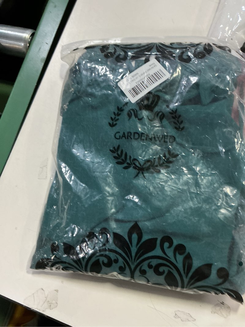 Condition photo showing New/Like New for Gardenwed Women's Cocktail Dresses 2025 Trendy Sleeveless Flowy Pleated Midi Summer Dress X-Large Green