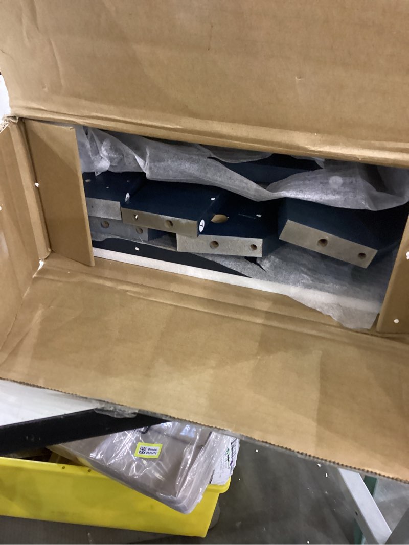 Condition photo showing New/Like New for End Tables Living Room, End Table end Table with Charging Station and USB,Navy Blue Side Table, Nightstand for Bedroom,3 Tier End Table with Storage Shelf for Living Room Navy Blue 1