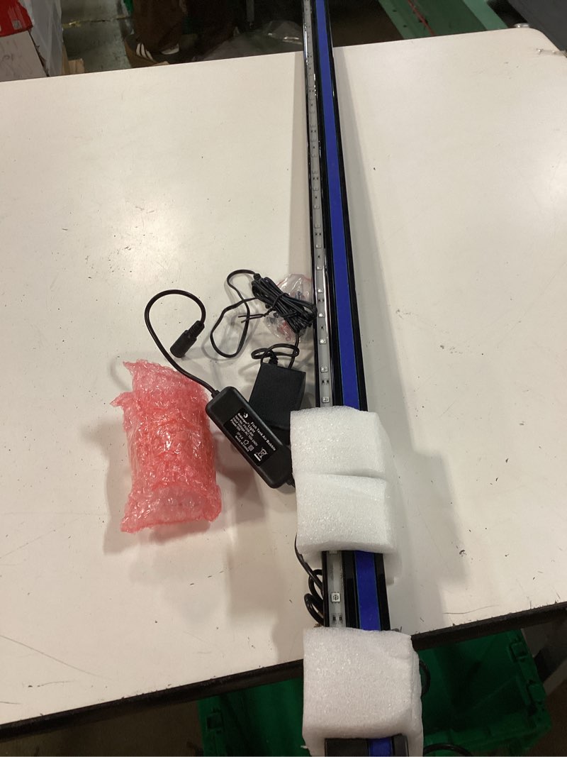 Condition photo showing Good Condition for fishkeeper submersible fish tank light with air bubble hole, for 49\"+ tank | diy color & brightness & timer, ip68 waterproof aquarium bubble light for fish tank accessories, bubbler wall (without pump) 9w-44.5inch (ideal for 49\"+ fish tank)