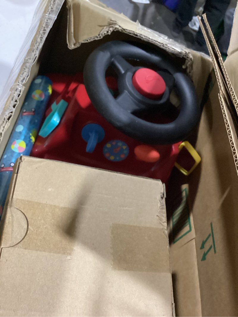 Condition photo showing Good Condition for radio flyer tinker truck with lights & sounds, toddler ride on toy, for ages 1-3, red, large