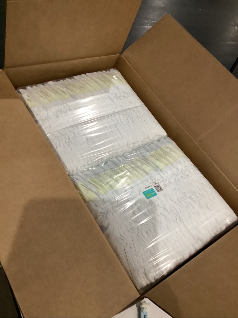 Condition photo showing New/Like New for pampers swaddlers diapers, size 5 (20-37 lbs), 132 count, absorbent, keeps baby dry and comfortable, skin safe disposable baby diaper (packaging may vary) size 5 132