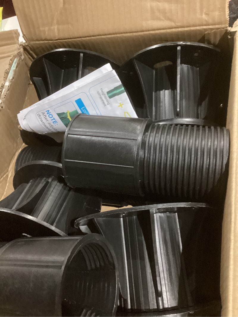 Condition photo showing New/Like New for 4 Pack Bed Support Legs, 8.5-13 Inch Adjustable Height Bed Center Slat Support, Under Bed Frame Replacement Post, Heavy Duty Bed Reinforcement Parts Kit for Wooden Furniture Cabinet Board