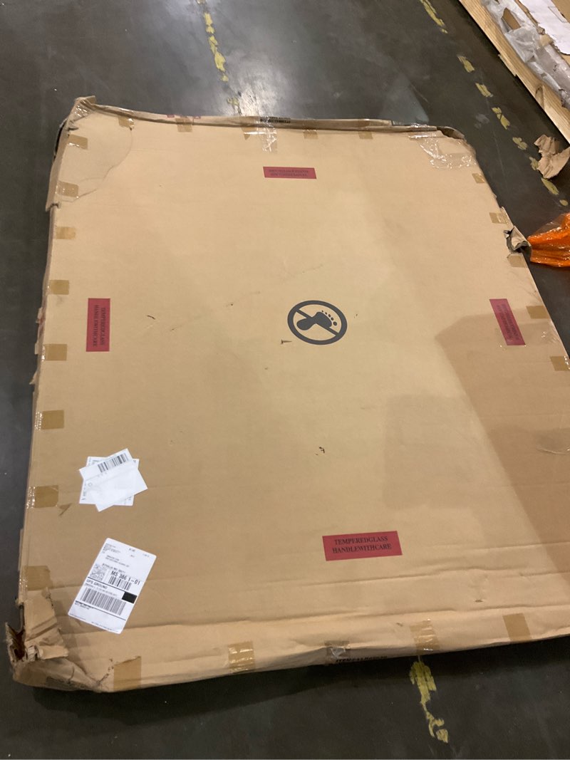 tempered glass chair mat