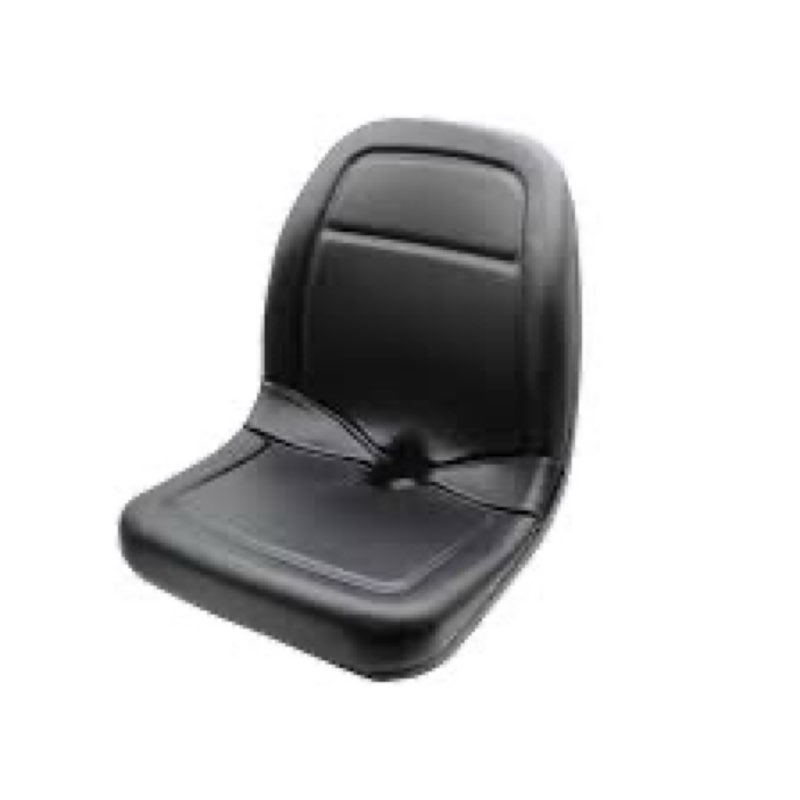 black vinyl replacement seat for lawn and garden equipment