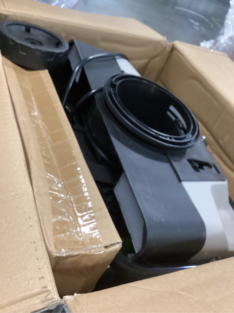 Condition photo showing As Is for Snow Blower:15A Motor, 20-Inch Electric Snow Blower, Electric Snow Shovel with 25ft Throwing Distance, Dual LED Lights, 3300rpm Snow Thrower DEKOPRO