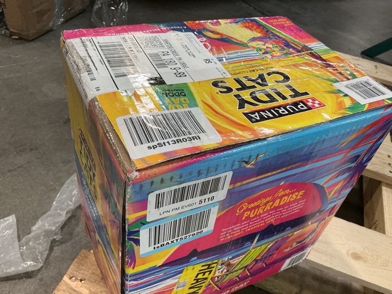 Condition photo showing Good Condition for Purina Tidy Cats Bahama Sunset Scented Clumping Cat Litter Odor Control Formula - 38 lb. Box