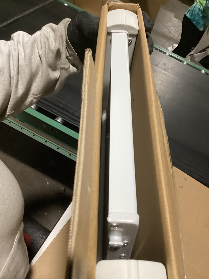 Condition photo showing Good Condition for GameGem 2 Step Ladder, Folding Step Stool with Wider Pedal, Anti-Slip Feet & Non Slip Stripes, Aluminum Sturdy Material, 300Lbs Capacity, Elegant Look of Modern White Better Matches Your Home White 2 Step