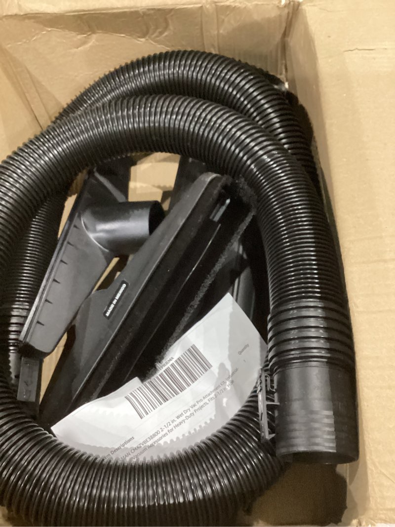 Condition photo showing Good Condition for craftsman cmxzvbe38800 2-1/2 in. wet dry vac pro attachment kit, industrial-grade shop vacuum accessories for heavy-duty projects, fits 2-1/2 in. hose diameters