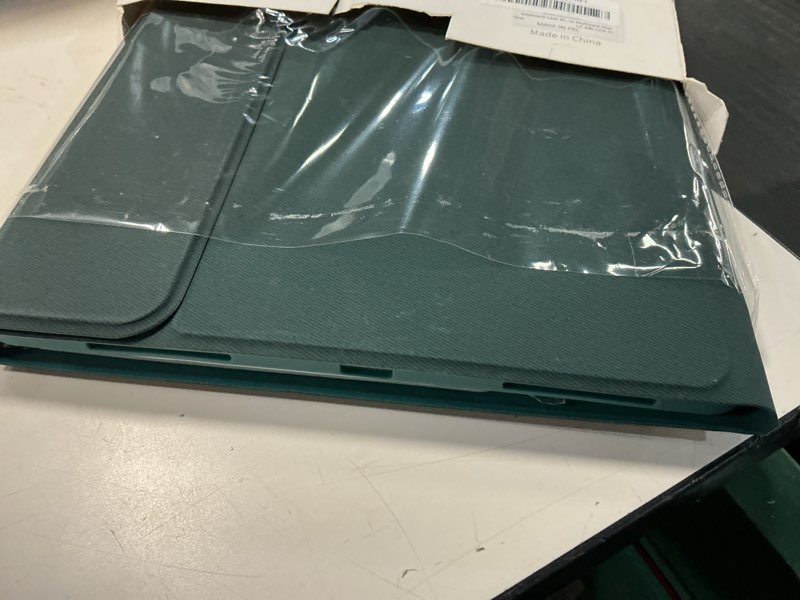 Condition photo showing Good Condition for blutlotus keyboard case for ipad air 13 2024, ipad pro 12.9 inch 2022/2021/2020 (6th/5th/4th gen),smart folio tablet cover with pencil holder, 7 color backlit detachable wireless keyboard-teal for ipad pro 12.9 4th/5th/6th gen teal for 12.9 inch
