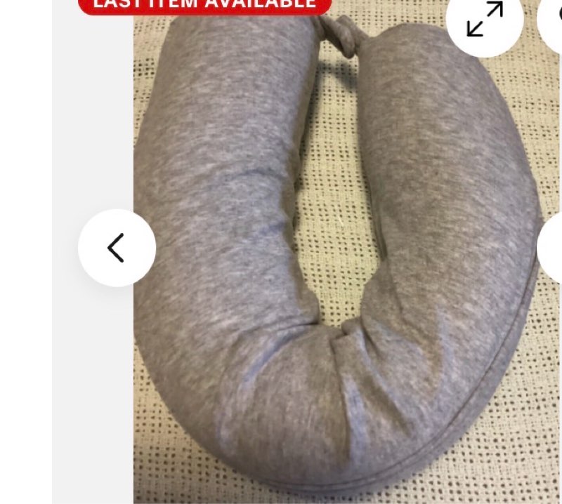 Dot&dot Twist Memory Foam Travel Pillow For Neck, Chin, Lumbar, And Leg Support(sinmilar)