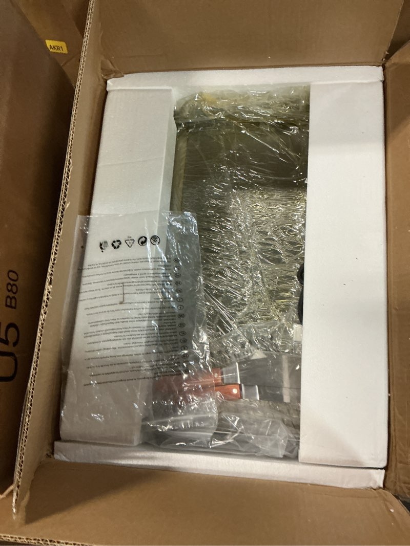 Condition photo showing As Is for VEVOR Commercial Electric Griddle, 21 x 11.8 inch, 1750W, 122-570°F Adjustable Temp Control, Stainless Steel Countertop Flat Top Grill with 2 Spatulas, 2 Brushes and 4 Foot Pads, for Steak, Pancake 22" 1750W