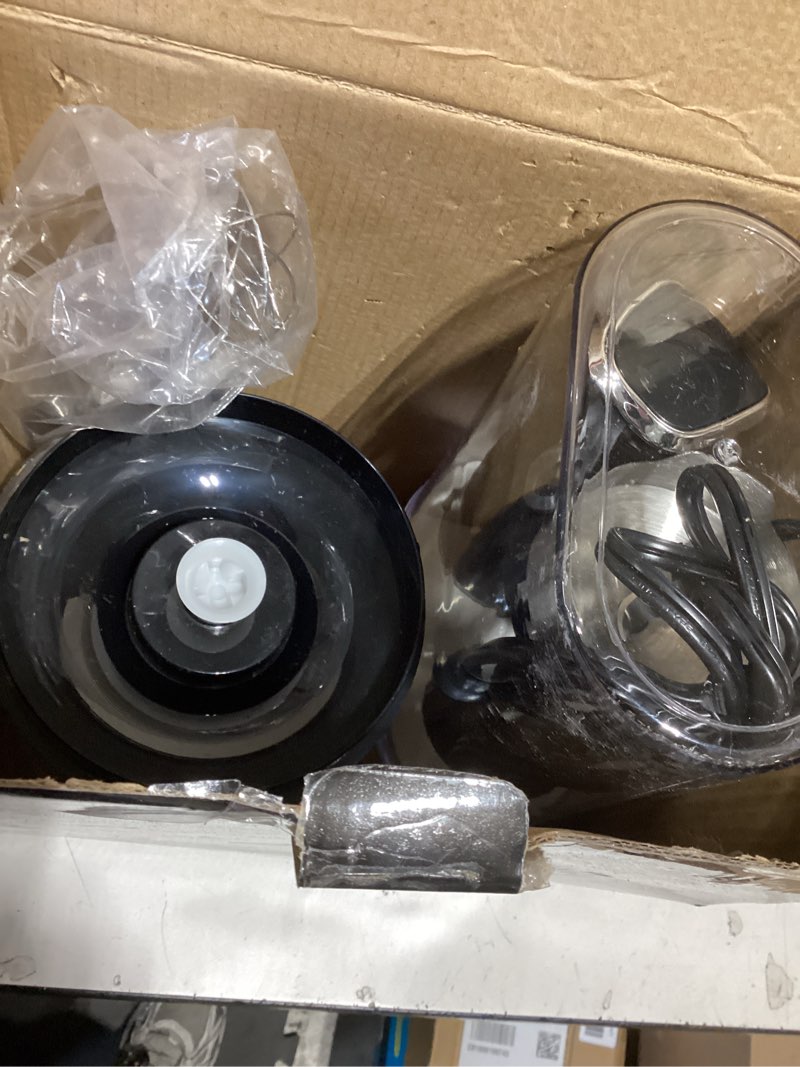 Condition photo showing Good Condition for sangcon 6-in-1 immersion blender handheld, hand blender with chopper & 34oz blending cup storage base, 2-speed adjustable stick blender,stainless steel blades, detachable blender, whisk, milk frother 6-in-1 immersion blender & mixer & milk frother & chopper & cup & base