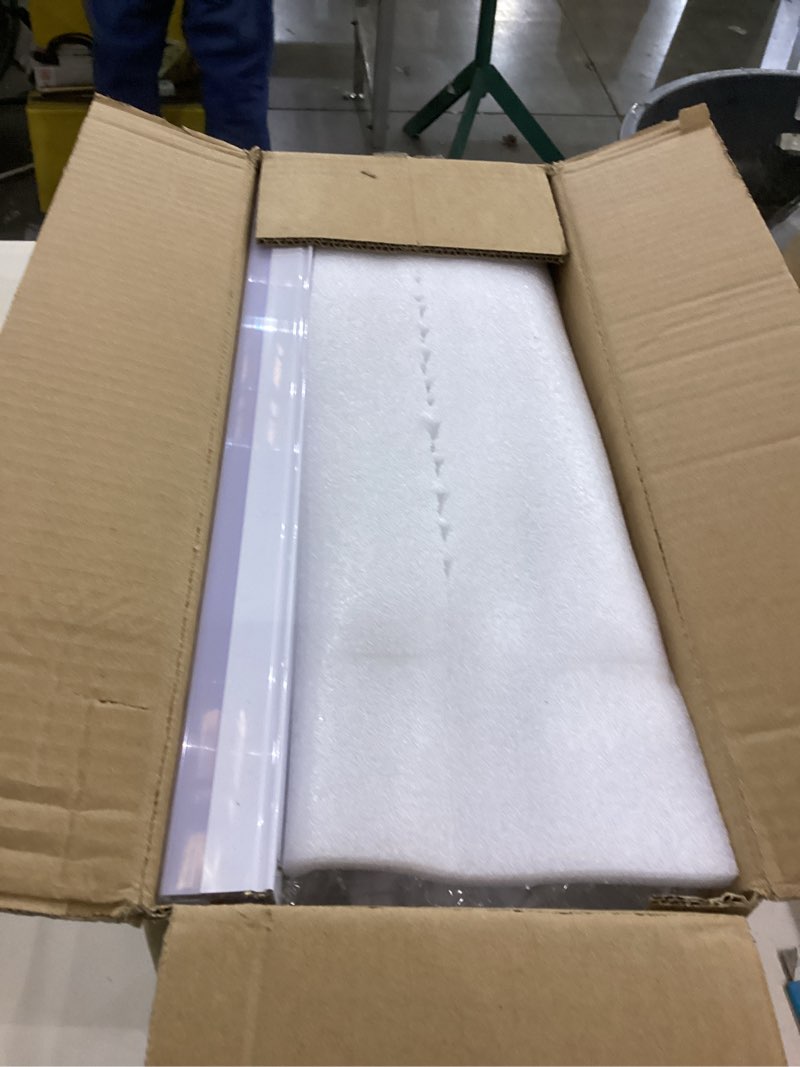 Condition photo showing As Is for Hexagon LED Garage Light: 25 Pack 26400LM 6500K Super Bright Ceiling Shop Lights for Garage Warehouse Basement Gym Car Detailing Shop Wash Room