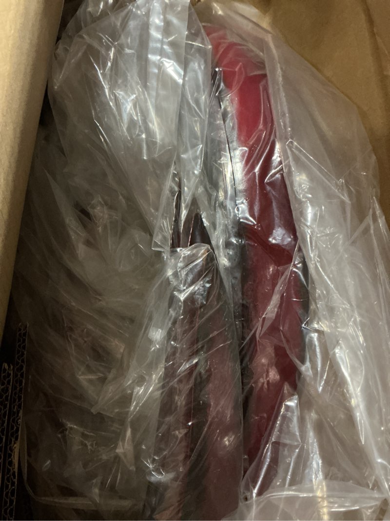 Condition photo showing New/Like New for yard garden wind spinners - 91" height extra large wind spinners outdoor metal, kinetic wind sculptures for lawn patio garden decor (burgundy lotus) 91 inch / burgundy lotus