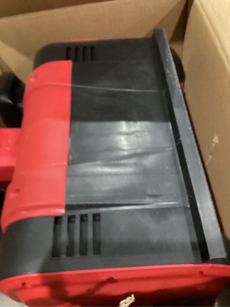 Condition photo showing As Is for Electric Snow Shovel for Milwaukee M18 18V Battery, 11" Brushless Snow Blower with Adjustable Handle, Max 26 FT Snow Thrower, Cordless Snow Shovel M18 for Driveway, Sidewalk, Patio, Deck (No Battery)