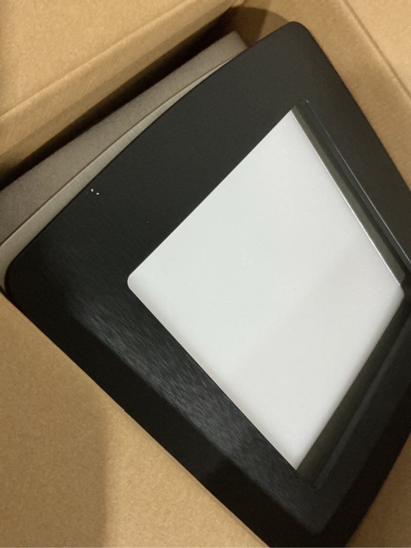 Condition photo showing As Is for utilitech 1.1-sone 80-cfm decorative lighted bathroom ventilator fan, energy star