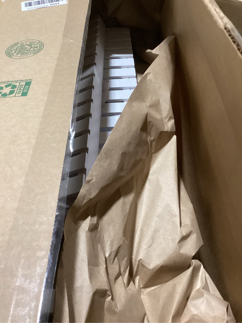 Condition photo showing New/Like New for Domax Bathroom Shelves Over Toilet Storage - 3 Tier Wall Mounted Bamboo Bathroom Shelf Organizer Multifunctional Adjustable Layer Free Standing Utility Shelves for Bathroom Living Room Kitchen, White