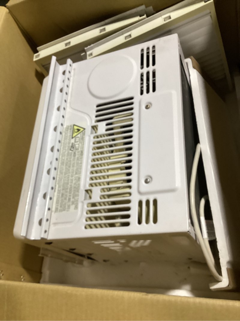 Condition photo showing As Is for midea 6,000 btu u shaped smart inverter window air conditioner - cools 250 sq ft, ultra quiet with open window operation - alexa/google assistant compatible, 37% energy savings, remote (2026 edition) 6,000 btu (new 2026 model)