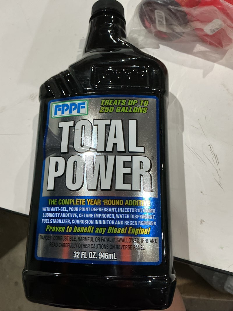 Condition photo showing Good Condition for total power fuel injector cleaner cetane 32oz - fuel additive for cold weather operation and fuel storage 1
