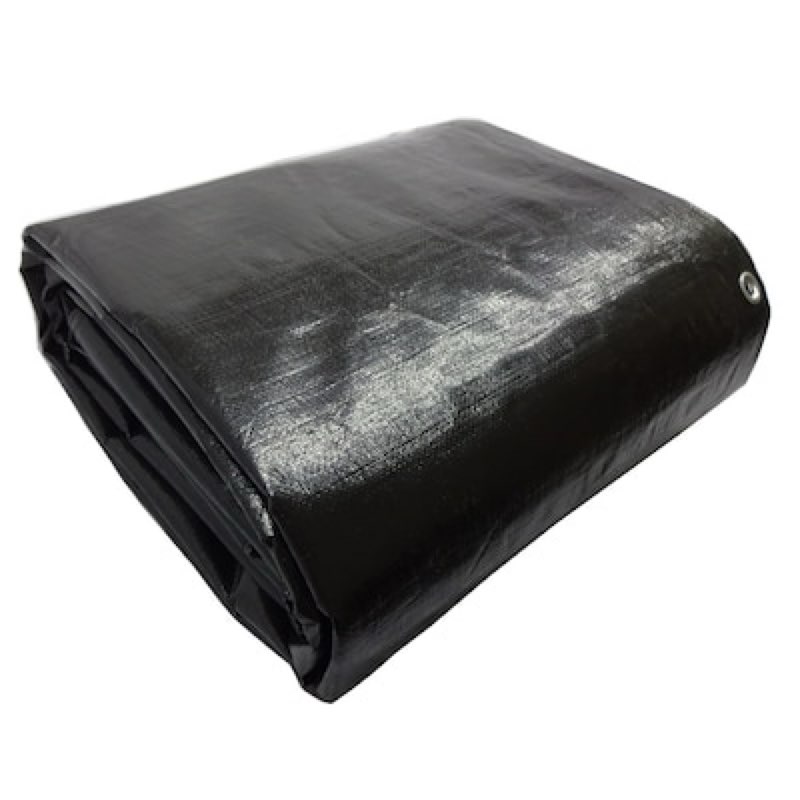 project source 12-ft x 16-ft silver waterproof commercial polyethylene 15-mil tarp