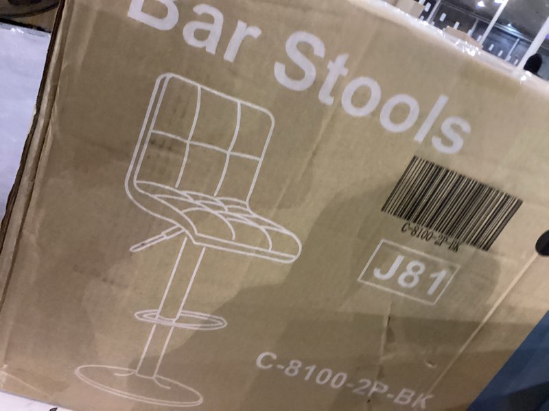 Condition photo showing New/Like New for White bar stools