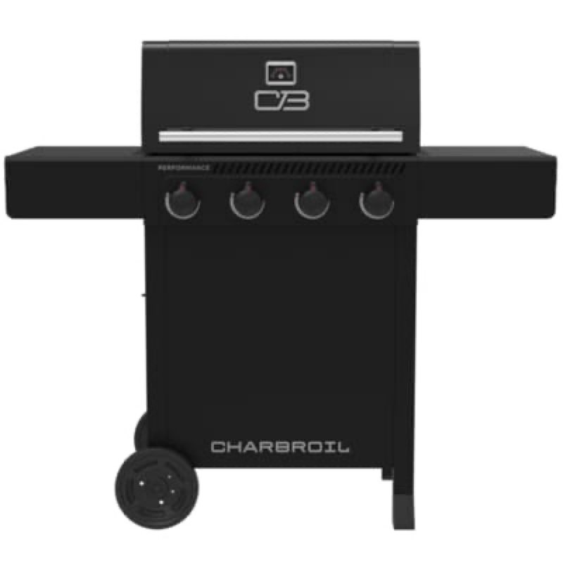 charbroil performance series black 4 -burner liquid propane gas grill