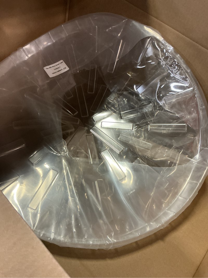 Condition photo showing Good Condition for doublefill 6 pcs 25 inch plant saucer large clear plastic flower plant trays heavy duty round water catcher for pots indoors outdoor garden