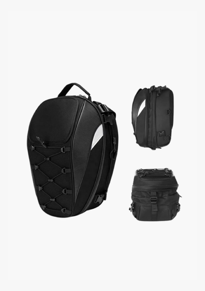 wcl motorcycle helmet bag waterproof backpack expandable soft shell bag