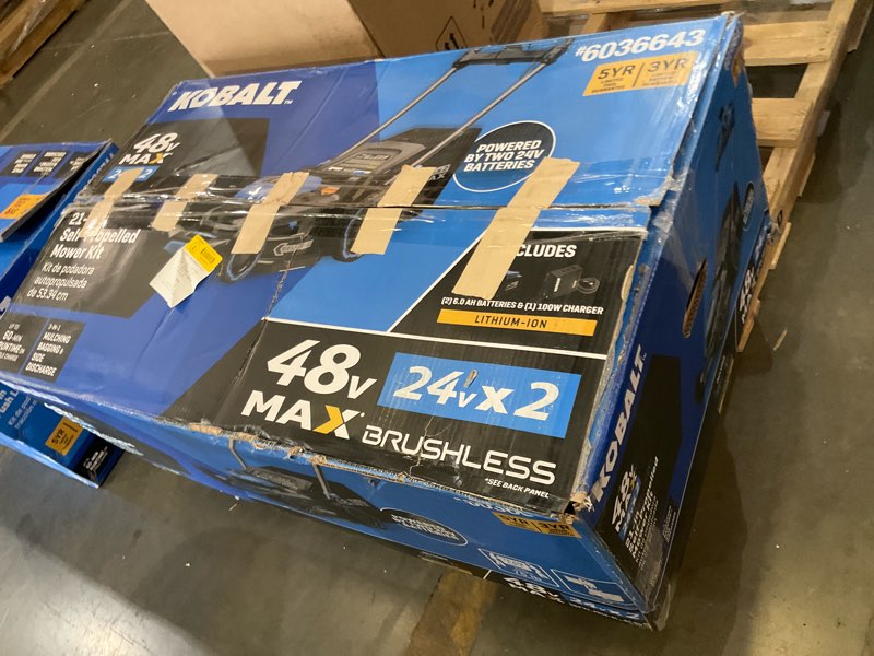 kobalt 48v 21” self propelled mower