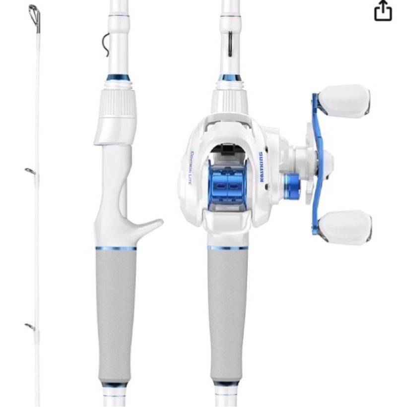 kastking centron lite fishing rod and reel combo, im6 graphite 2pc blanks, stainless steel guides with ceramic rings, contoured eva handl & fighting butt, split or full rear handle design, 13 models