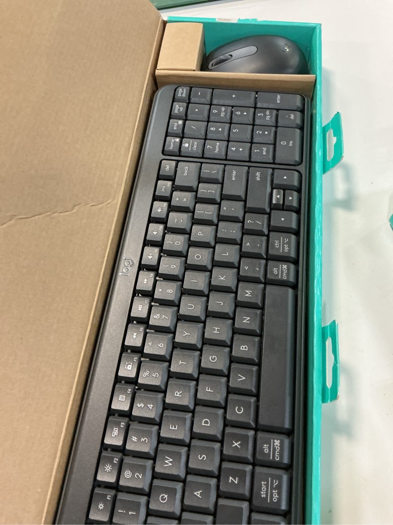 Condition photo showing Good Condition for logitech mk250 bluetooth wireless mouse and keyboard combo: fast & easy connectivity, compact wireless keyboard, ambidextrous mouse, durable build - windows/macos - graphite graphite combo