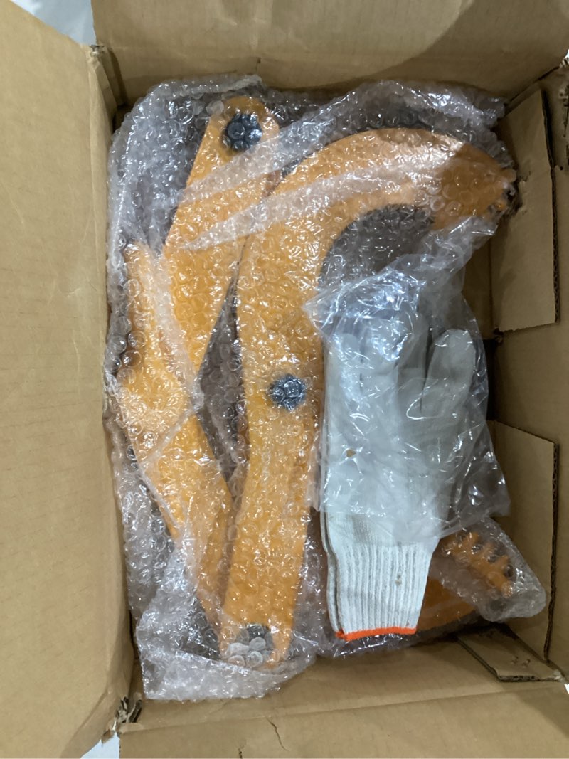 Condition photo showing New/Like New for 6090lbs pallet puller clamp heavy duty steel single scissor for pulling pallets, woods, trees, 8 inches bigger jaw opening pallet grabber
