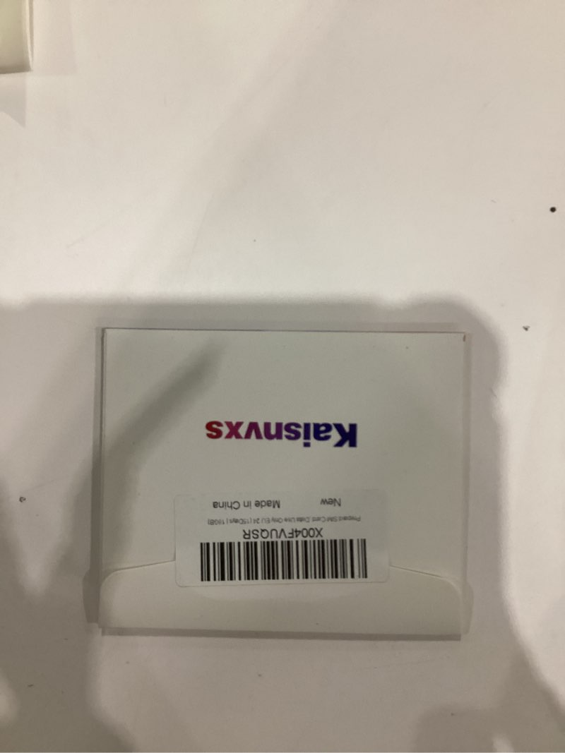 Condition photo showing New/Like New for Data Only SIM Card - Ideal for Unlocked 4G Security Camera, Mobile WiFi Hotspots, Routers, USB Sticks, Laptops, Tablets, No Contract | 5G/4G LTE High Speed Network | USA 3-in-1 SIM Card 30 Days | 1GB