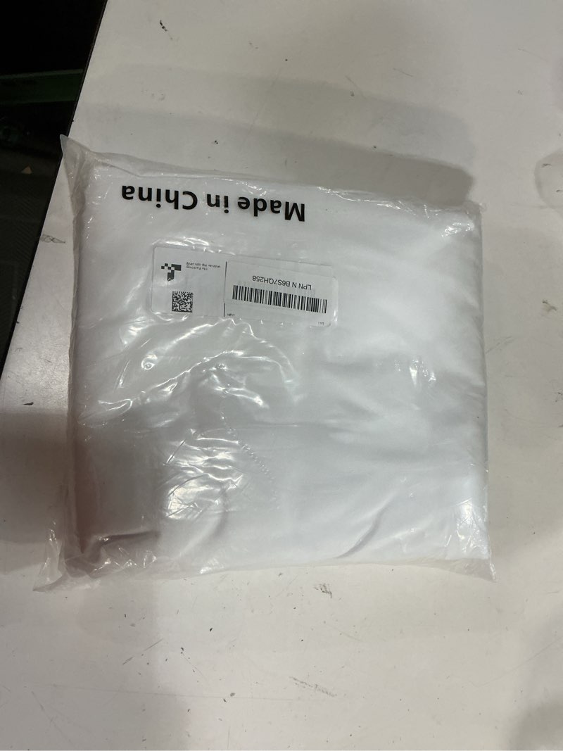 Condition photo showing New/Like New for gfcc 8ftx10ft white backdrop background for photography photo booth backdrop for photoshoot background screen video recording parties curtain