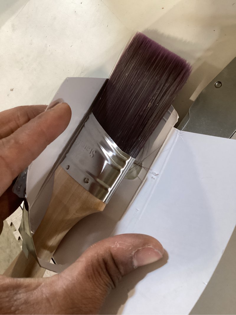 Condition photo showing Good Condition for glidden semi-oval paintbrush with wood handle, angled sash, 2.5 inch angled sash paintbrush 2.5 inch